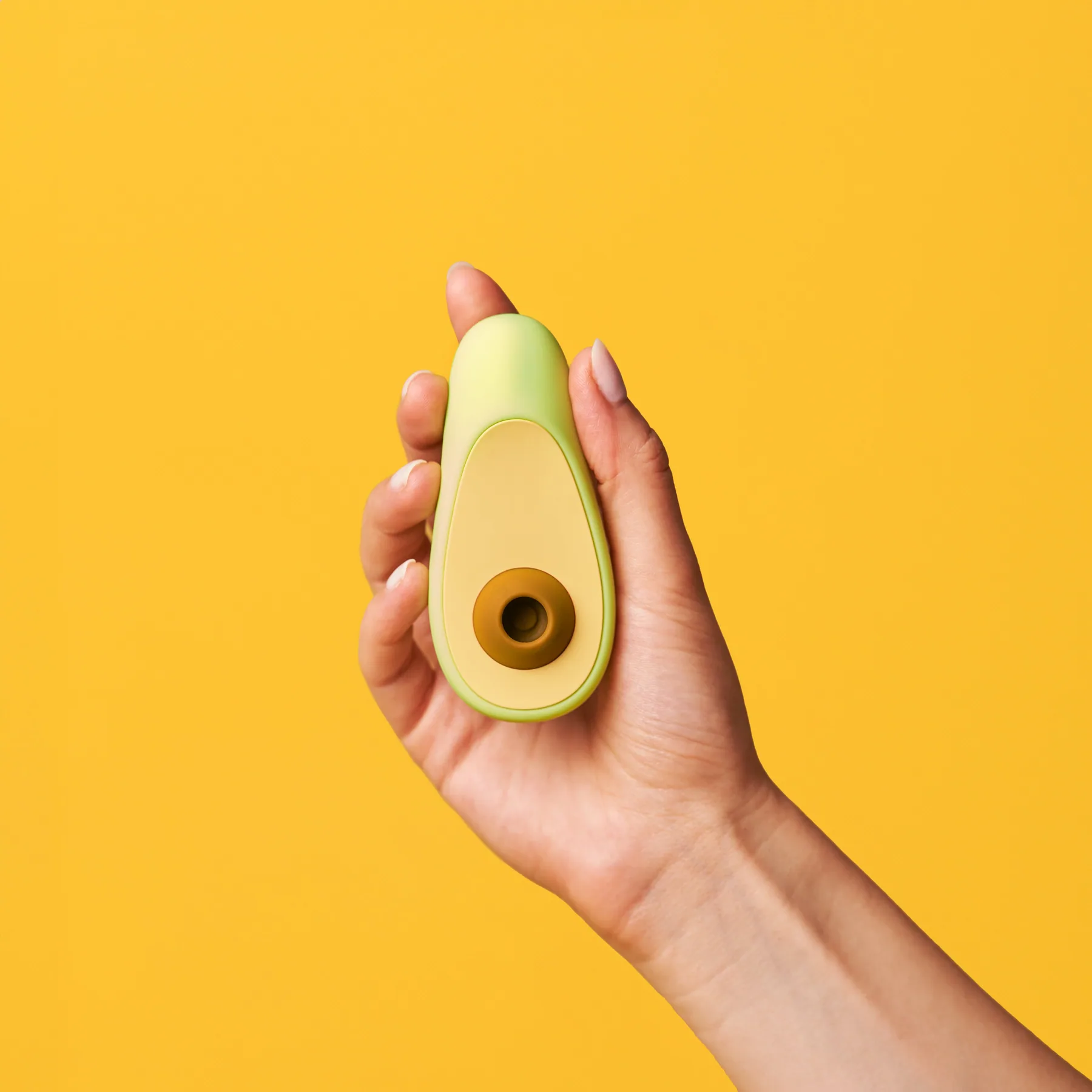 Avocado clitoral toy — detail