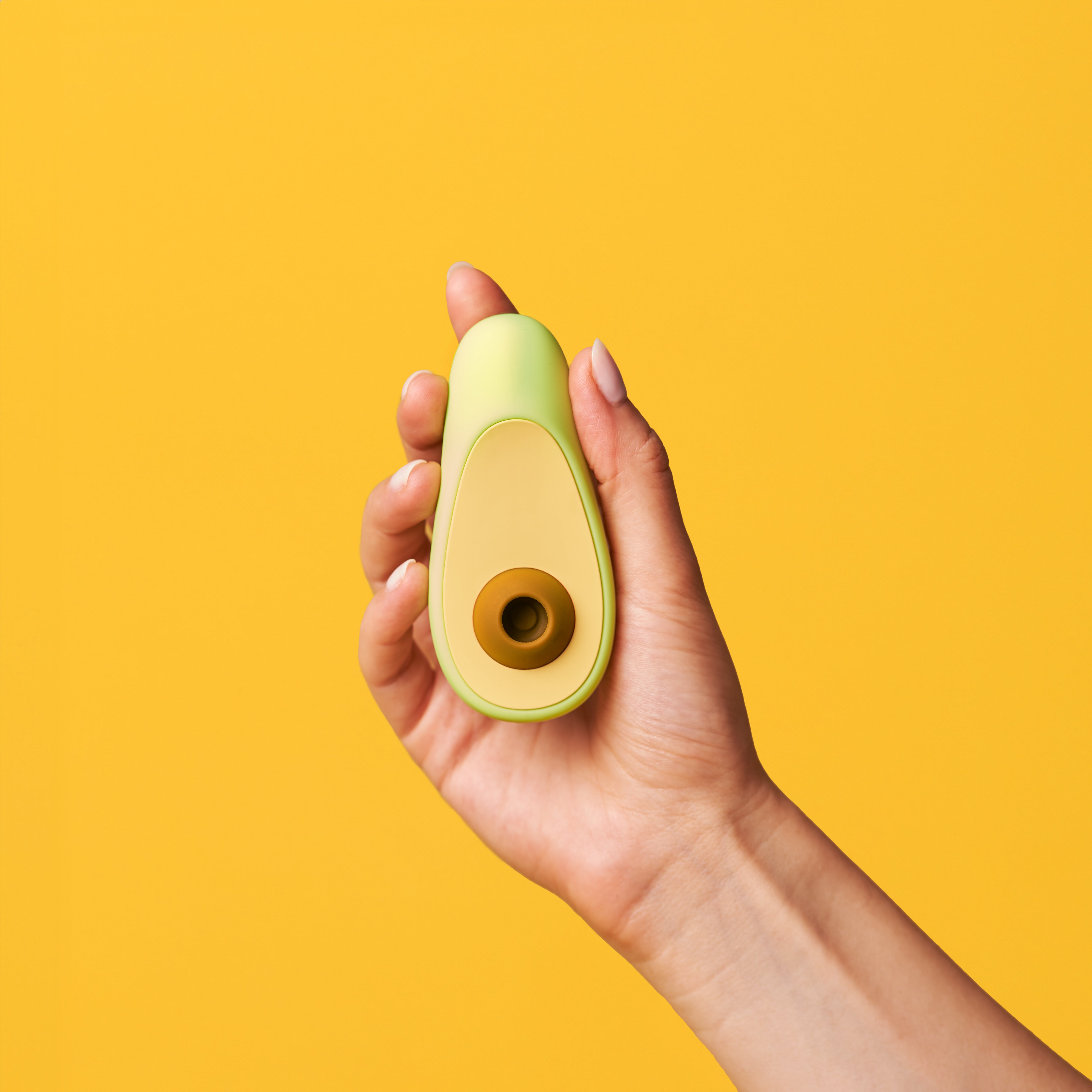 Avocado clitoral toy — detail